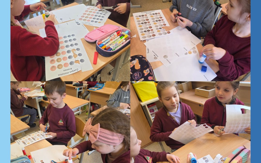 Integruota visuomeninio ugdymo ir matematikos pamoka „Europos monetų matematika“