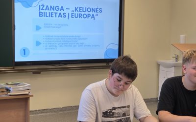 Integruota lietuvių kalbos ir istorijos pamoka„ Kelionė po Europos Sąjungos šalis per tekstus“ Tęsiamas ERASMUS-JMO-2024-OFET-LEARNING-EU projektas “ESMES“ (Nr. 101175374)