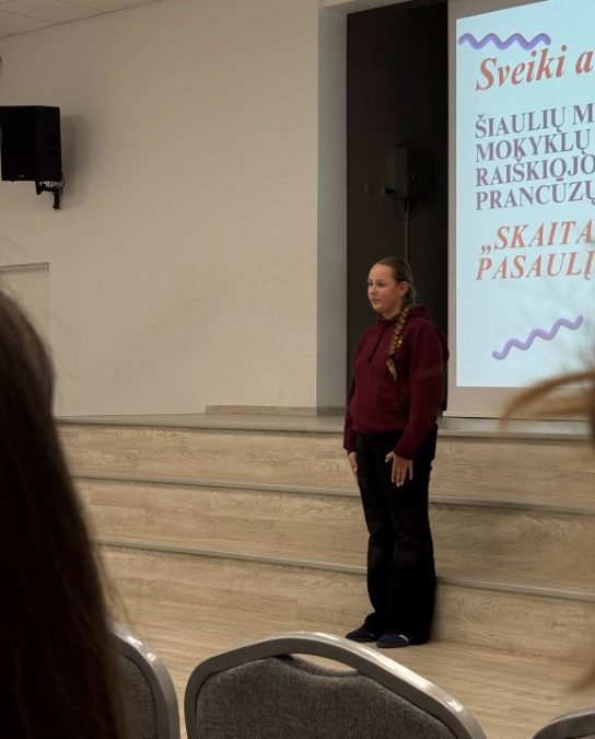 Raiškiojo skaitymo konkursas prancūzų kalba „Skaitau – pažįstu save ir pasaulį“