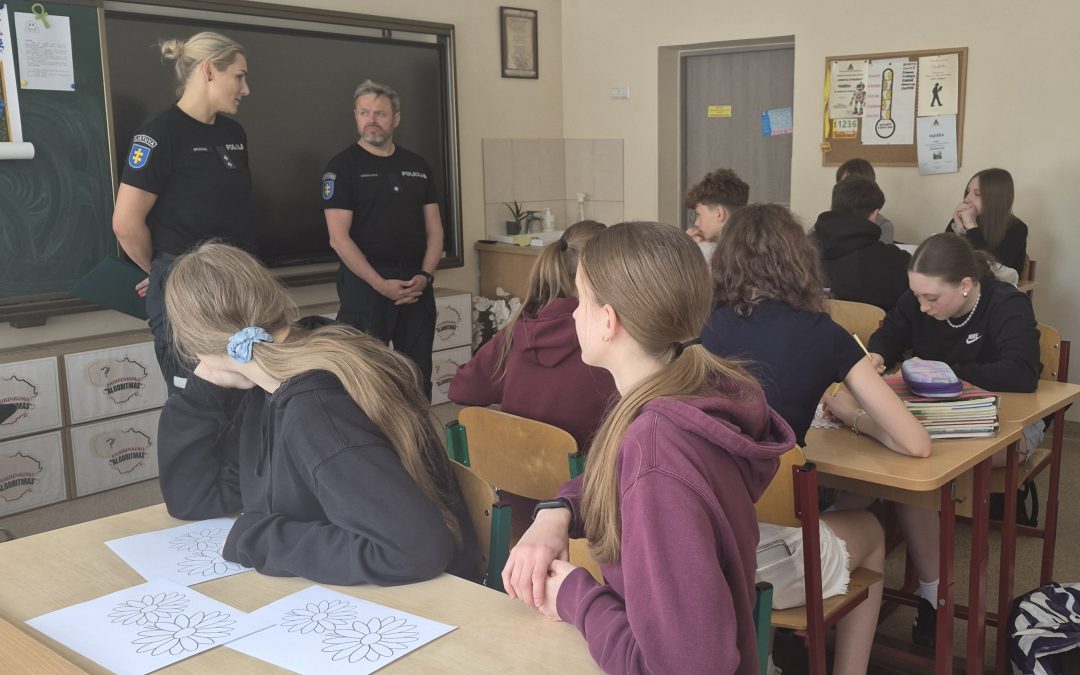 Šiaulių „Romuvos“ progimnazijos 7c klasė – tarp saugiausių Šiaulių miesto klasių