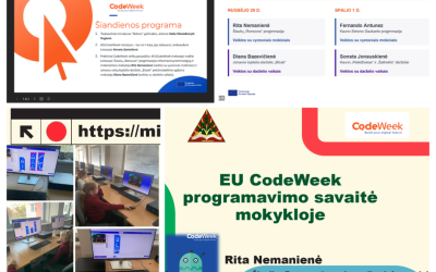 „Romuvos“ progimnazija – „EU Code Week“ bendruomenėje