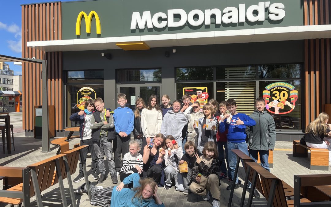 4c klasės apsilankymas McDonald’s Lietuva restorane