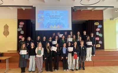 Šiaulių mokyklų mokinius suvienijo kalbos