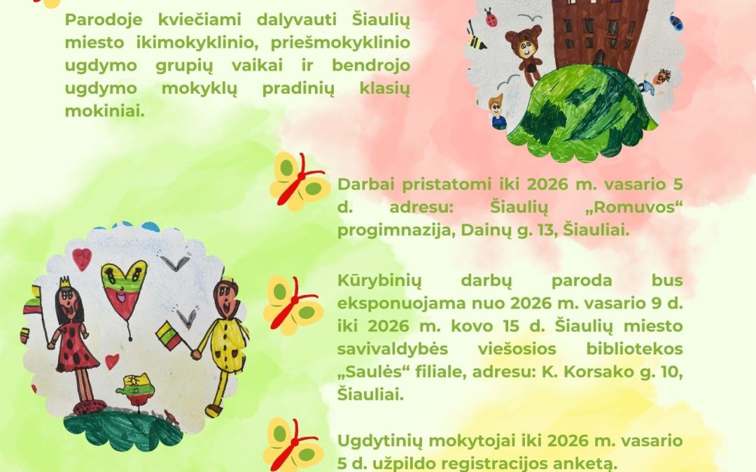Kūrybinių darbų paroda „Tėvynės spalvos“