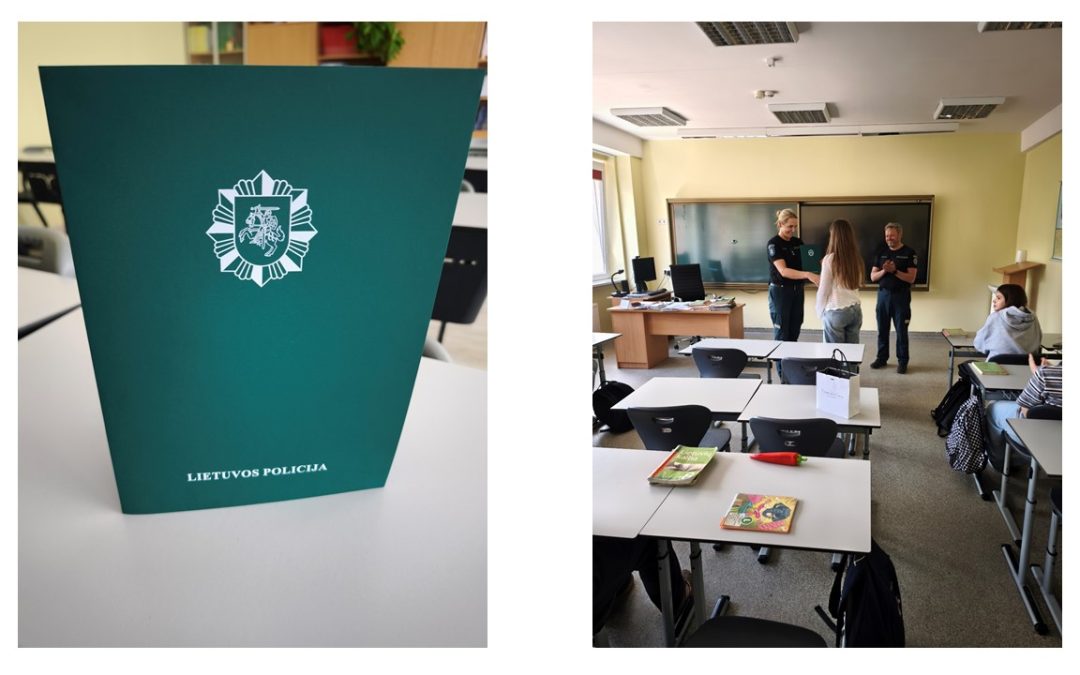 Konkurso „Saugiausia klasė“ pergalė!