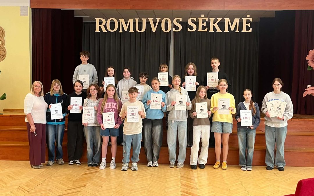 Pagerbti anglų kalbos olimpiadų ir konkurso laureatai