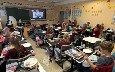 1b klasės mokiniai dalyvavo kūrybinėse dirbtuvėse „Žaliasis raštingumas“
